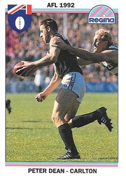 1992 AFL Regina #146 Peter Dean Front